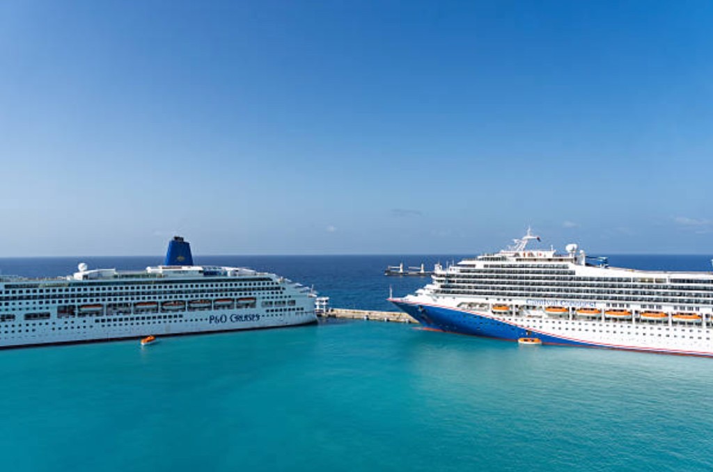 Cruise ships docked at Bridgetown Barbados cruise port with turquoise Caribbean water — port guide for cruise ship passengers.